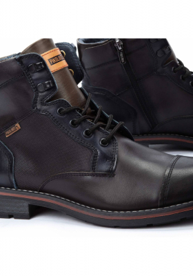 PIKOLINOS York Carbon 8156C1, Borjúbőr Magasszárú Cipő