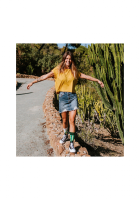 DEDOLES Cactus, Felemás Magasszárú Zokni