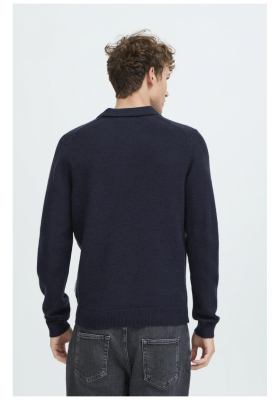 CASUAL FRIDAY Karl 5311, Sötétkék Kötött Pulóver