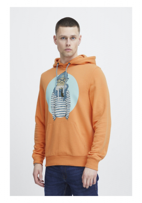 BLEND 6888, Narancssárga Kapucnis Pulóver