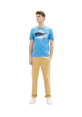 TOM TAILOR 6328, Világoskék Rövid Ujjú Póló