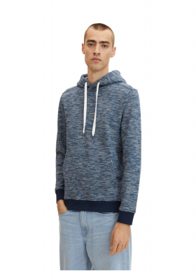 TOM TAILOR 2926 Kék Kapucnis Pulóver