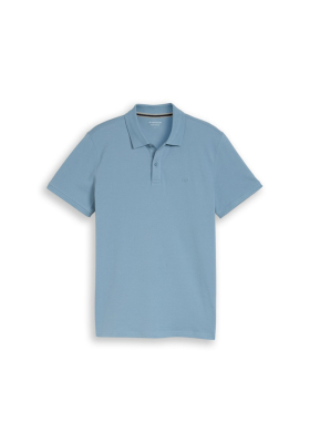 TOM TAILOR 1006, Világoskék Rövid Ujjú Ingpóló NOOS