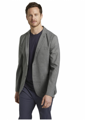 TOM TAILOR Dobby 0228, Szürke Zakó