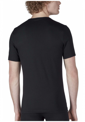 SKINY Shirt Multipack 6911, Szabadidő Ruházat, Dupla, Fekete NOS