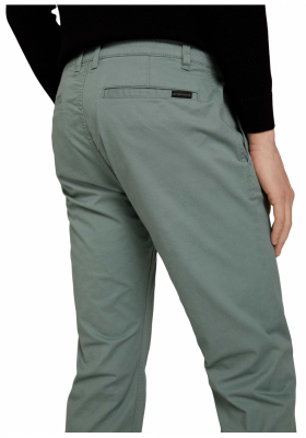 TOM TAILOR Washed 0009, Zöld Chinonadrág