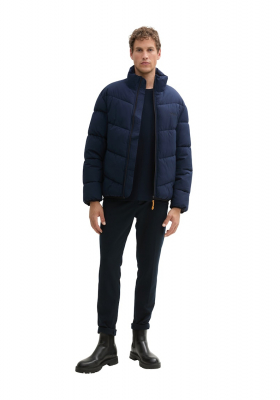 TOM TAILOR DENIM 3794, Sötétkék Bélelt Dzseki