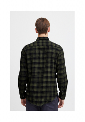 CASUAL FRIDAY Anton 4779, Zöld Kockás Hosszú Ujjú Ing