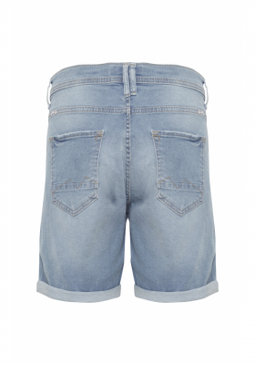 BLEND Twister 3661, Világoskék Farmer Rövidnadrág