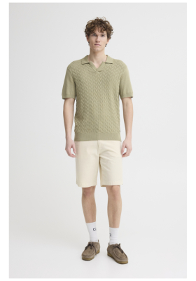 CASUAL FRIDAY Dyrvik 6265, Zöld Kötött Rövid Ujjú