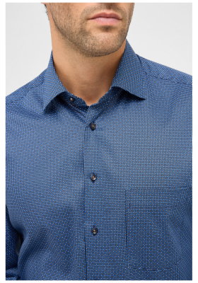 ETERNA Modern Fit 1054, Sötétkék Hosszú Ujjú Ing