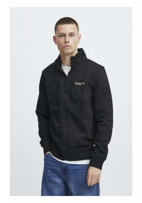 BLEND 6041, Fekete Cipzáros Pulóver