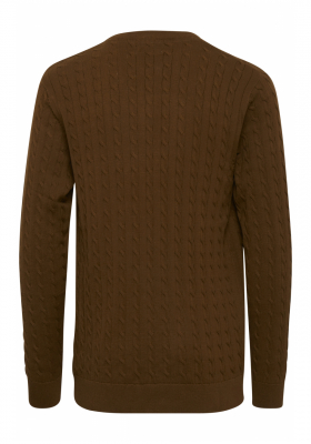 CASUAL FRIDAY Classic 3030, Barna Kötött Pulóver