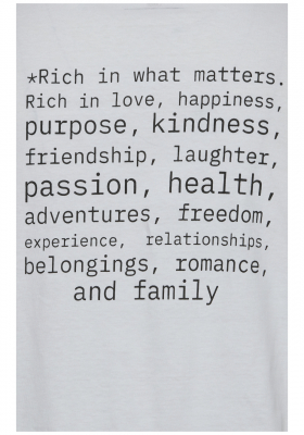 BLEND Real Rich 3410, Fehér Rövid Ujjú Póló