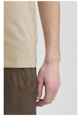 CASUAL FRIDAY David 3063, Drapp Rövid Ujjú Póló