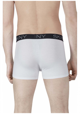 SKINY Cotton Multipack 6835, Boxernadrág, Dupla, Fehér NOS