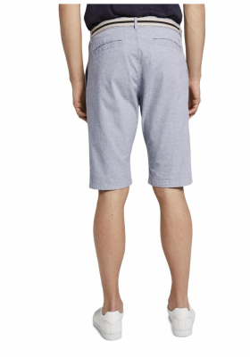 TOM TAILOR Printed Minimal Design 6323, Szürke Chino Rövidnadrág