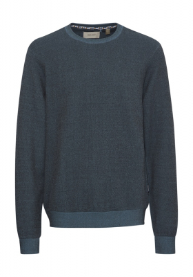 BLEND 7371, Kék Környakú Pulóver