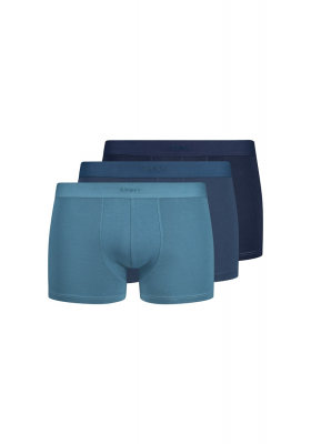 SKINY Cotton Multipack 6179, Boxeralsó Kék ÁrnyalatokTripla Csomag