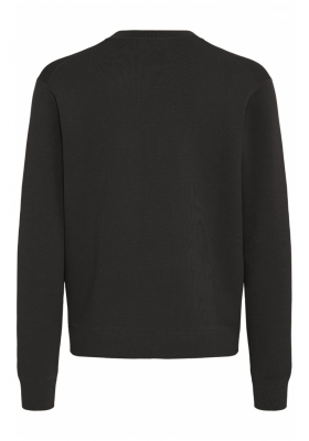 CASUAL FRIDAY Angar 6024, Fekete Kötött Kardigán