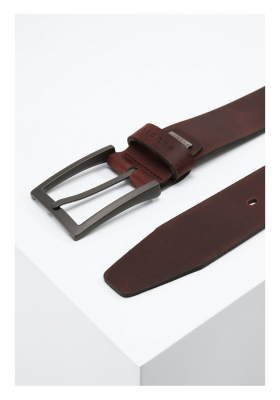 BUGATTI 1671, Barna Bőr Öv
