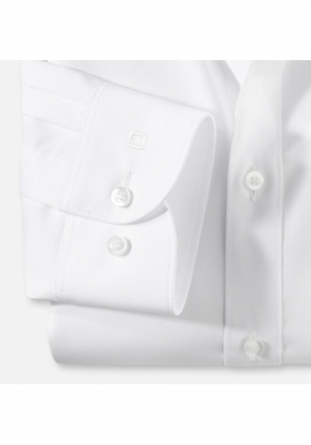 OLYMP Level Five 7060, Fehér Hosszú Ujjú Ing Body fit, New York Kent