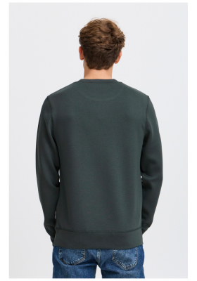 CASUAL FRIDAY Sebastian 4731, Zöld Környakú Pulóver, NOOS