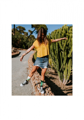 DEDOLES Cactus, Felemás Magasszárú Zokni