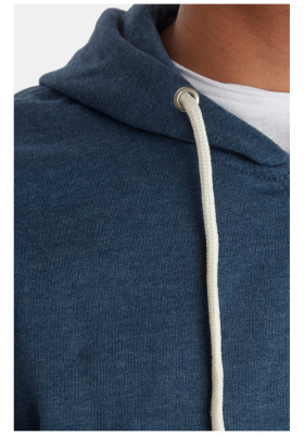 BLEND Noah 1628, Zippes-Kapucnis Pulóver, Világoskék