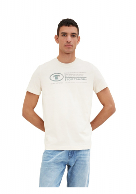 TOM TAILOR 5611, Bézs Rövid Ujjú Póló