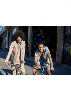 BLEND Bomber 3487, Bézs  Mellény