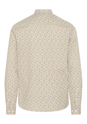 CASUAL FRIDAY Levin 6165, Barna Virágmintás Hosszú Ujjú Ing