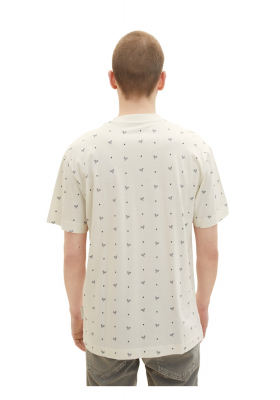 TOM TAILOR 6453, Fehér Rövid Ujjú Póló