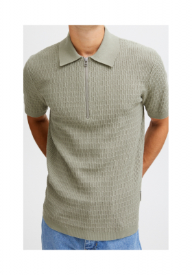 CASUAL FRIDAY Karl 4994, Zöld Rövid Ujjú Kötött Pulóver