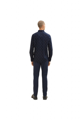 TOM TAILOR 2364, Kék Hosszú Ujjú Ing