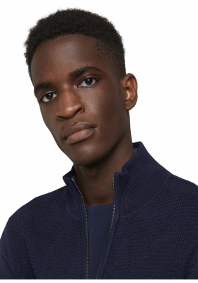 TOM TAILOR Structure 6503, Kék Kardigán