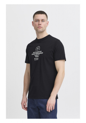 BLEND Jesper 8279, Fekete Rövid Ujjú Póló