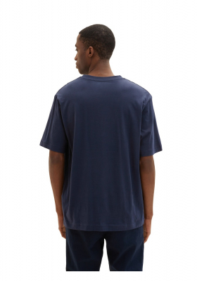 TOM TAILOR 5618, Sötétkék Rövid Ujjú Póló