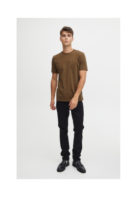 CASUAL FRIDAY Thor 4834, Barna Rövid Ujjú Póló, NOOS