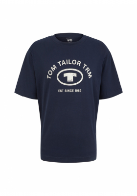 TOM TAILOR 5618, Sötétkék Rövid Ujjú Póló