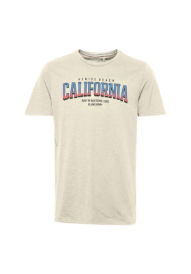 BLEND 5311, Krémszínű Rövid Ujjú Póló