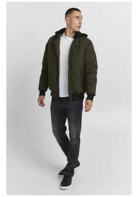 BLEND Bomber 4378, Zöld  Bélelt Dzseki