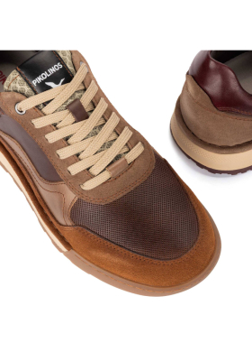 PIKOLINOS Teide M3W-6015C1, Barna Borjúbőr Sneaker 