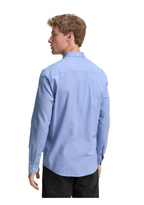TOM TAILOR DENIM 7346, Kék Hosszú Ujjú Ing