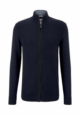 TOM TAILOR Structure 6503, Kék Kardigán