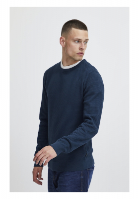 BLEND 6149, Kék Kötött Pulóver