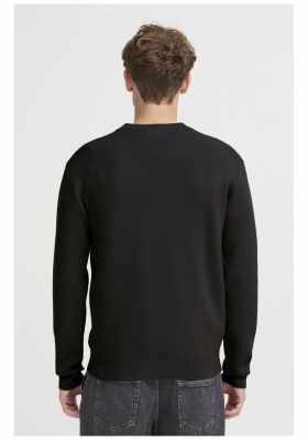 CASUAL FRIDAY Angar 6024, Fekete Kötött Kardigán