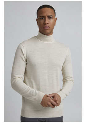 CASUAL FRIDAY Konrad Merino 1483, Bézs Kötött Garbo Pulóver, NOOS