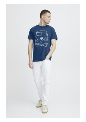 BLEND Volkswagen 6993, Kék Rövid Ujjú Póló