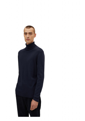 TOM TAILOR 2304, Kék Kötött Garbo Pulóver